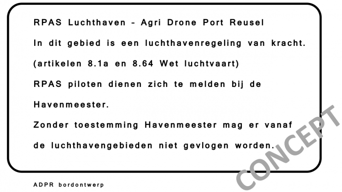 RPAS Luchthaven - Agri Drone Port Reusel